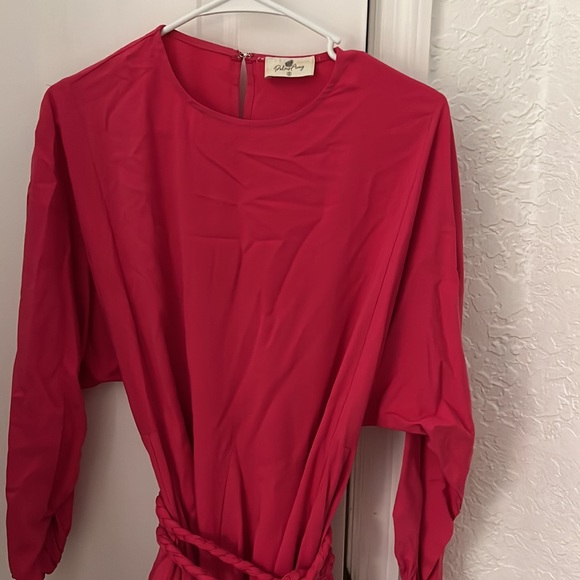 Pink Flowy Dress - Picture 2 of 4